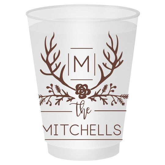 Family Antlers Shatterproof Cups